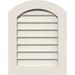 12 W x 34 H Half Peaked Top Left (17 W x 39 H Frame Size) 9/12 Pitch: Unfinished Non-Functional PVC Gable Vent w/ 1 x 4 Flat Trim Frame