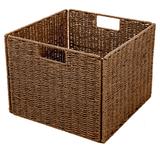 Foldable Storage Basket with Iron Wire Frame