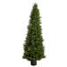 5.5' Cypress Cone Artificial Topiary UV Resistant (Indoor/Outdoor) - 6"