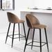 AOOLIVE 2PCS 37.8"H Bar Stools, Pub Kitchen Chairs (Set of 2), Brown