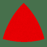 Diablo-DCT334120H10G 3-3/4in. 120-Grit Osc. Detail Triangle Sanding Sheets (10-Pack)