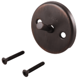 Delta Overflow Plate & Screws - Trip Lever in Venetian Bronze