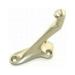 Ives Brass Handrail Bracket