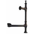 Elements Of Design Ds3095 Exposed Brass Clawfoot Tub Drain - Bronze