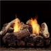 Monessen 24 Berkley Oak Ventless Gas Logs with Remote Ready Natural Blaze Burner Propane Gas 36 000 BTU