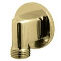 Kingston Brass K173M2 Shower Scape Wall Mount Supply Elbow Polished Brass