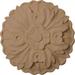 6 7/8 W x 6 7/8 H x 1 P Medium Kent Floral Round Rosette Lindenwood