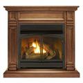 Duluth Forge Dual Fuel Ventless Fireplace - 32 000 BTU Remote Control Toasted Almond Finish