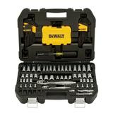 DEWALT DWMT73801 108-Piece Mechanics Tool Set (6pt 1/4 & 3/8 Drive) (SAE & Met