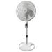 Lasko 16 3-Speed Oscillating Pedestal Fan with Timer and Remote 47 H White 1646 New