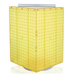 Azar Displays 701414-YEL Yellow Four-Sided Revolving 14 W x 20 H Pegboard Counter Display