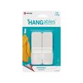 VELCRO Brand HANGables Removable Wall Hooks | Easy-to-Remove Wall Fasteners | Damage-Free Non-Permanent Hooks | Medium Holds 3 lbs White 2 ct