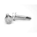 #10-16 x 1 1/4 Self Drilling Screw Hex Washer Head #3 Point Stainless Steel 410 Pk 100