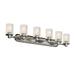 Justice Design Group Fsn-8516-10-Seed Fusion 6 Light 44 Wide Bathroom Vanity Light -