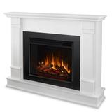 Silverton Electric Fireplace in White by Real Flame