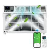 GoDecor Window Air Conditioner 3-in-1 Cooling and 3 Fan Speeds Sleep Mode 115V 12000 BTU White