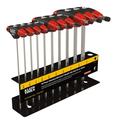 Klein Tools Journeyman T-Handle Ball-Hex Key Sets 10 per set Ball Hex Tip Inch - 1 EA (409-JTH610EB)