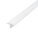 Outwater Plastic T-molding 1/2 Inch White Flexible Polyethylene Center Barb Tee Moulding 250 Foot Coil