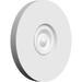 Ekena Millwork 8 W x 8 H x 3/4 P Standard Grayson Bullseye Rosette with Square Edge (4-Pack)