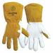 Tillman 49 Mig Welder Gloves Insulated Grain Goatskin/Cowhide Split Medium