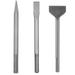 Hermes Hardware 3 - Piece SDS-Max Chisel Set 16 (Point/Flat/Wide) For SDS Max Rotary Hammers - Heavy Demolition For Reinforced Concrete & Tile( $14/each