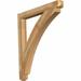 Ekena Millwork 4 W x 44 D x 44 H Thorton Craftsman Rough Sawn Bracket Western Red Cedar