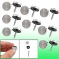Uxcell 14mm Dia Stainless Steel Decorative Mirror Screw Cap Nails (8-pack)