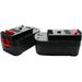 2-Pack - Black & Decker HPD1800 Battery Replacement - For Black & Decker 18V HPB18 Power Tool Battery (1500mAh NICD)
