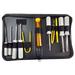 12 Piece Computer and Electronics Toolkit with Flat #0 / #1 Phillips and T15 Screwdrivers Nut Drivers IC Extractor Spare Parts Tube and Tweezers (Model CTK1)