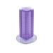 Azar Displays 700220-PUR Purple Four-sided 4 W x 12 H Pegboard Tower with Revolving 9 Base