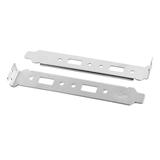 Unique BargainsDual USB Port Long Profile PCI Bracket Plate 2 PCS for Case