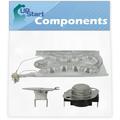 3387747 Dryer Heating Element & 279769 Thermal Cut-Off Kit Replacement for Whirlpool LEQ8611PG0 Dryer - Compatible with WP3387747 & 279769 Heater Element & Thermal Fuse Kit - UpStart Components Brand