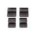 Rail Connector-Matte Black 4 pack