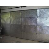 Non Fiberglass Reflective Garage Door Insulation Kit 10 Feet W x 7 Feet H R8