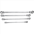 Flexible Reversible SAE Ratchet Wrench 4-piece (12 14 16 & 18â€�)