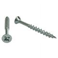 Cabentry Brand | Wood Screws | Flat Head | Phillips Square Drive | #8 | 3/4 Inch | Deep Thread | Type 17 Point | Zinc Finish | 1000 Pack