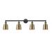 Innovations Lighting 215 Addison Addison 4 Light 42 Wide Vanity Light - Black