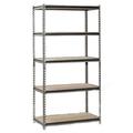 Muscle Rack 36 W x 18 D x 72 H Steel Shelving 800 lbs. Capacity per Shelf; Silver