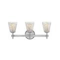 Three Light Bath Vanity In Traditional-Glam Style 23.5 Inches Wide By 9.5 Inches High Hinkley Lighting 5153Cm