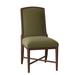 Fairfield Chair Clayton Side Chair Upholstered/Fabric in Green | 38 H x 20 W x 27 D in | Wayfair 8821-05_8789 30_Hazelnut