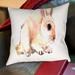 Harper Orchard Cudahy Bunny 4 Square Pillow Cover & Insert Polyester/Polyfill/Cotton | 16 H x 16 W x 4 D in | Wayfair