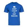 Mens Keep Calm and Eat Bacon Short-Sleeve T-Shirt