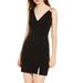 Sheath Dress /6 Junior Chain-Strap V-Neck Solid 5