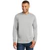 Port 1234791 Performance Fleece Crewneck Sweatshirt, Silver - 2XL