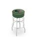 Holland Bar Stool NCAA Swivel Bar & Counter Stool Plastic/Acrylic/Metal in Red/Green/Gray | 30 H x 17.5 W in | Wayfair L7C130AlaBir