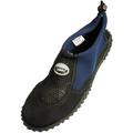 New Wave Mens Water Aqua Sock Shoe Pool Beach Surf Slip On, 37128 navy black / 8D(M)US