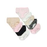 Fruit of the Loom Girls' 9-Pack Panty Briefs (Little Girls)