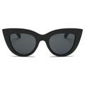 Vintage Retro Cat Eye Sunglasses Women Big Frame Sun Glasses Black ladies Sunglass Wrap Eyewear oculos Modified face