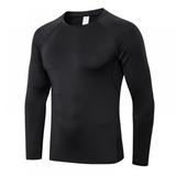 Men's Quick-drying Fitness Long-sleeved Stretch Tight Sports Running Training Suit Breathable Sweat-wicking T-shirt Top