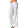 Women Flare Bell Bottom Pants Leisure Mid Waist Jogging Sweat Pants Sports Workout Wide Leg Palazzo Pants